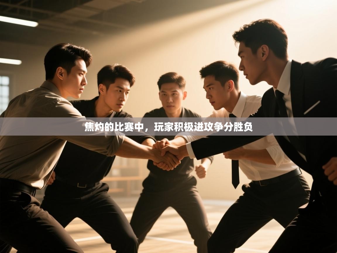 焦灼的比赛中，玩家积极进攻争分胜负